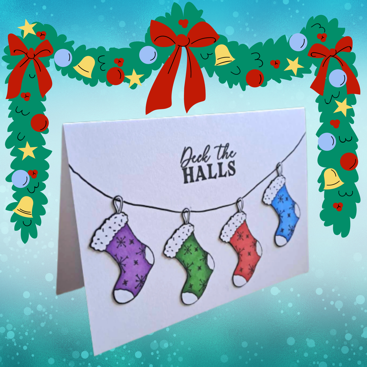 Stocking Christmas Card