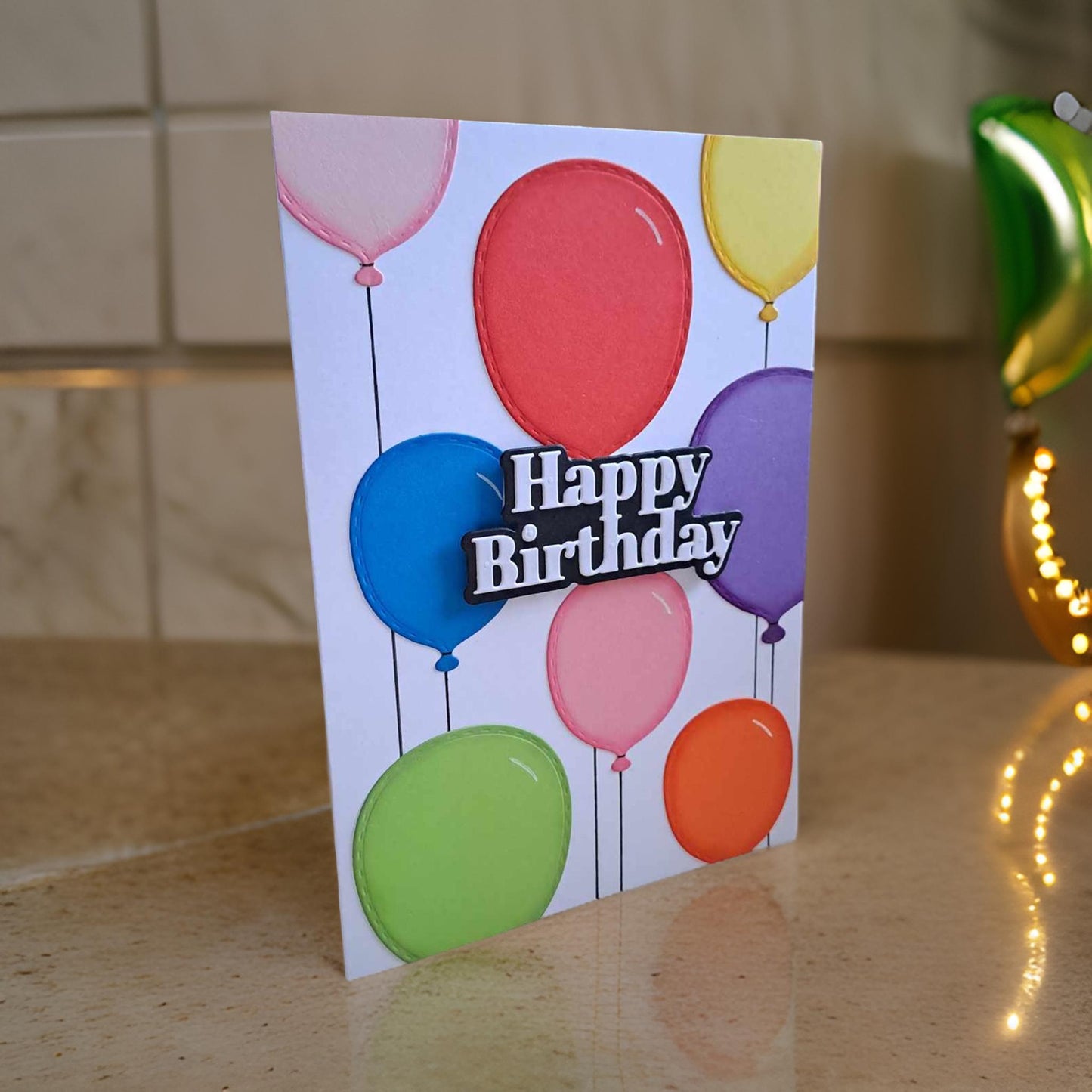 Balloon Birthday Card