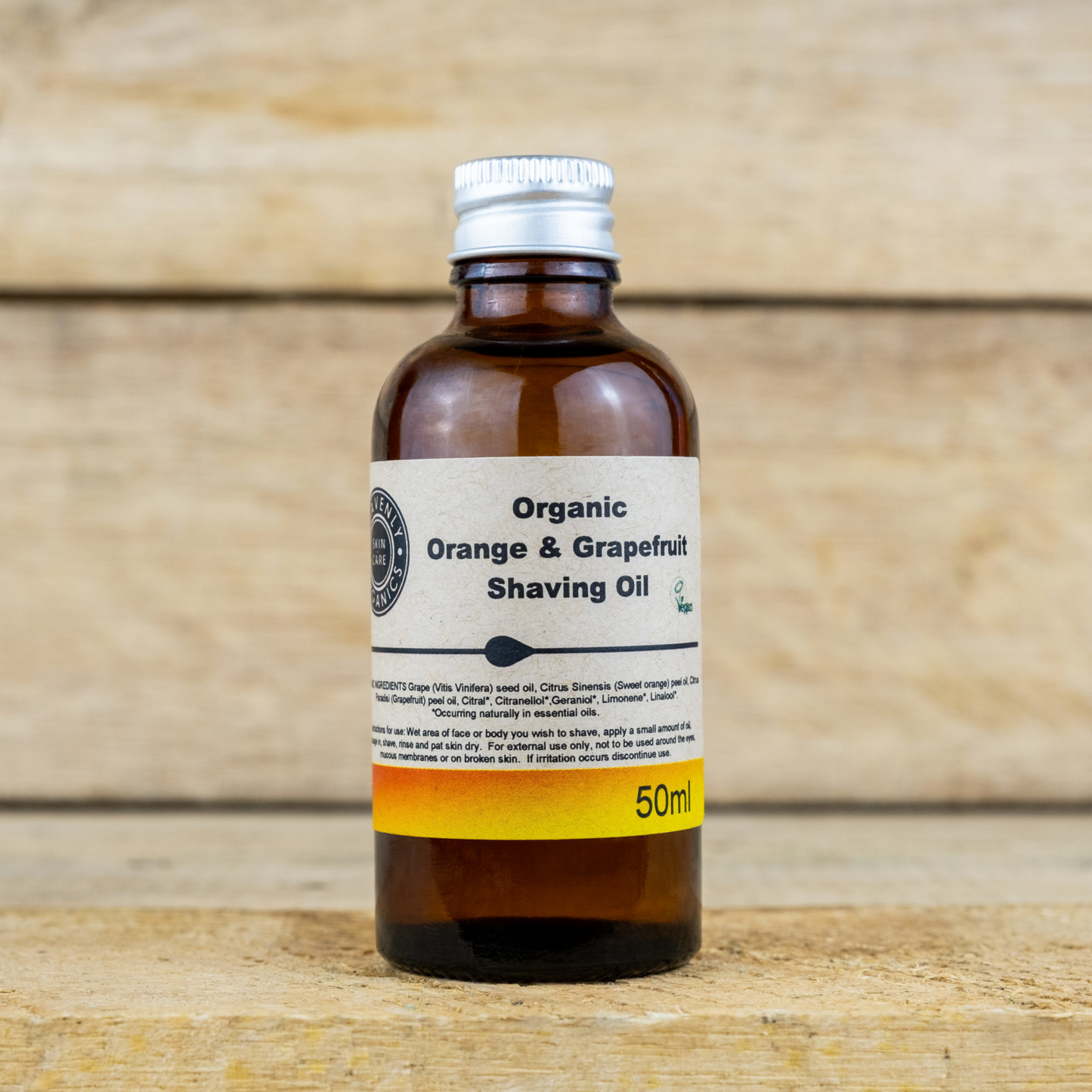 Heavenly Organics - Shaving Oil - Orange & Grapefruit