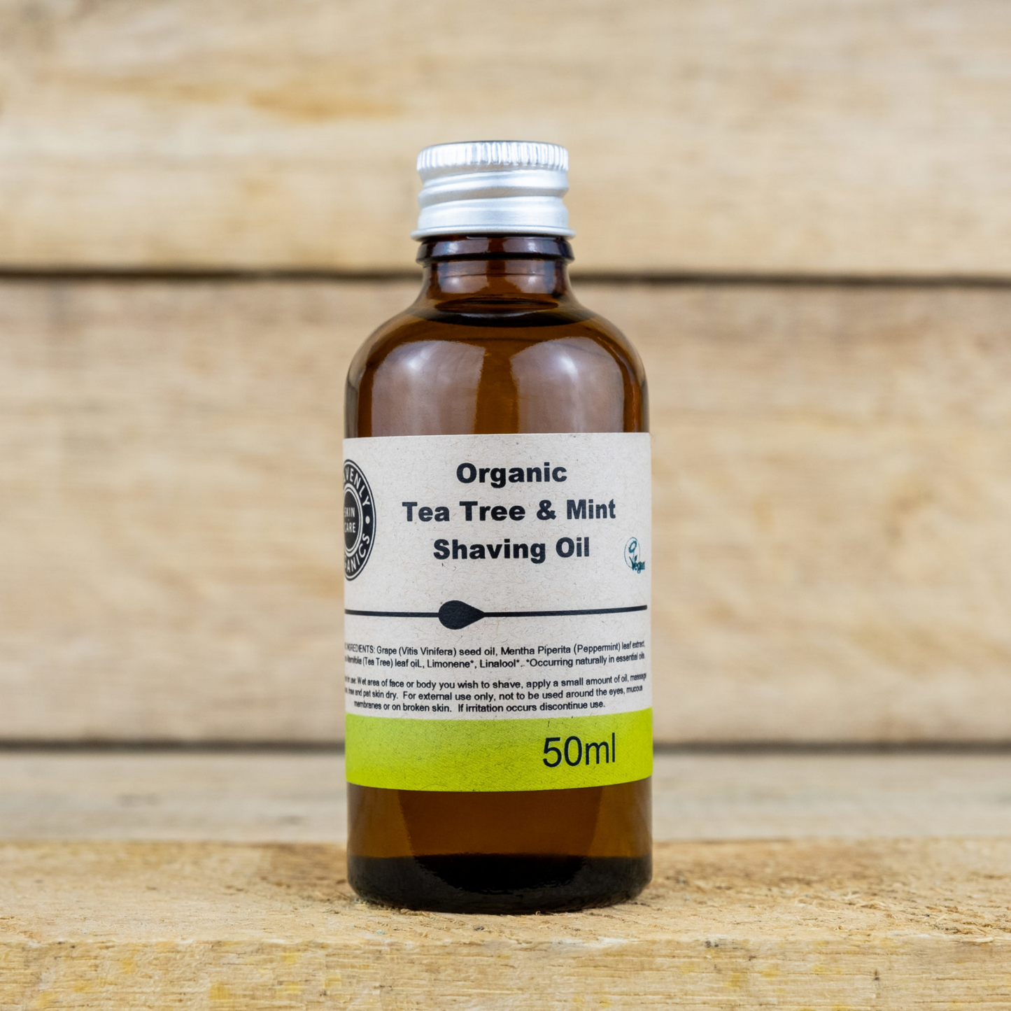 Heavenly Organics - Shaving Oil - Tea Tree & Mint