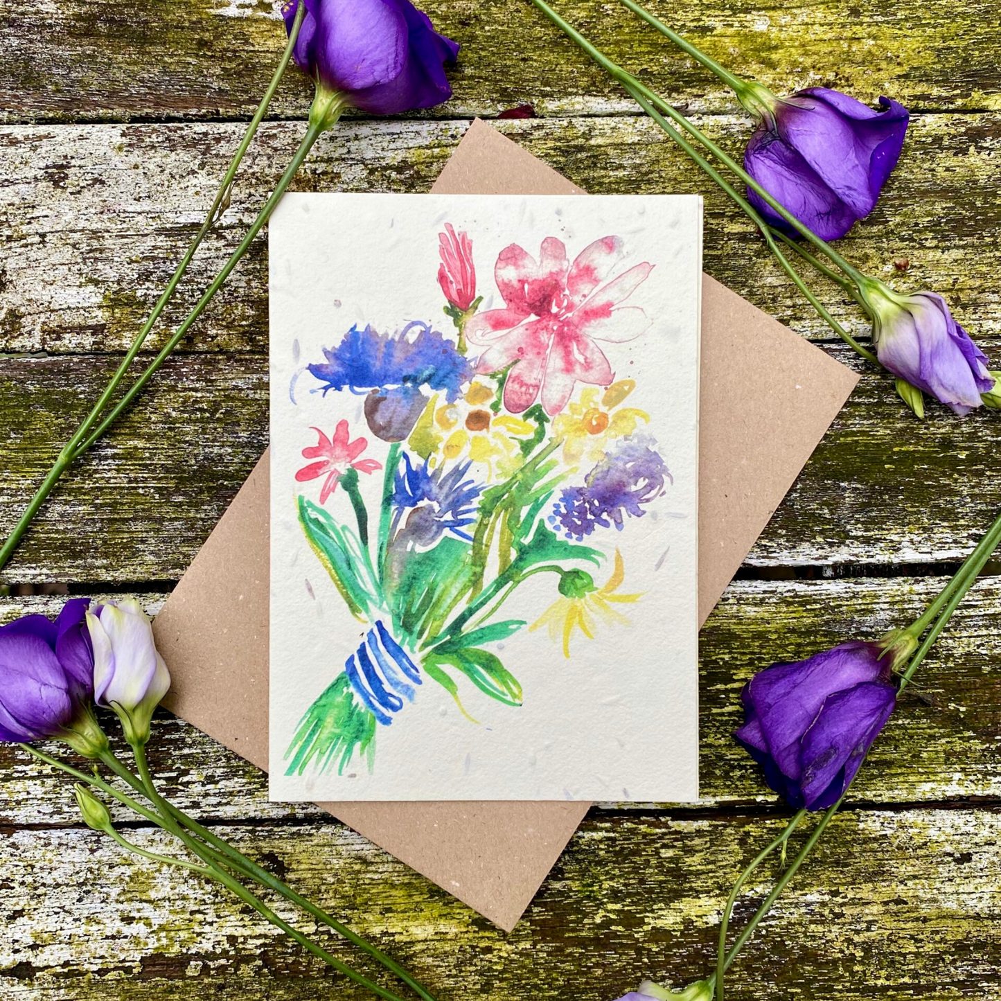 Loop Loop - Plantable Seed Card - Bunch of Flowers