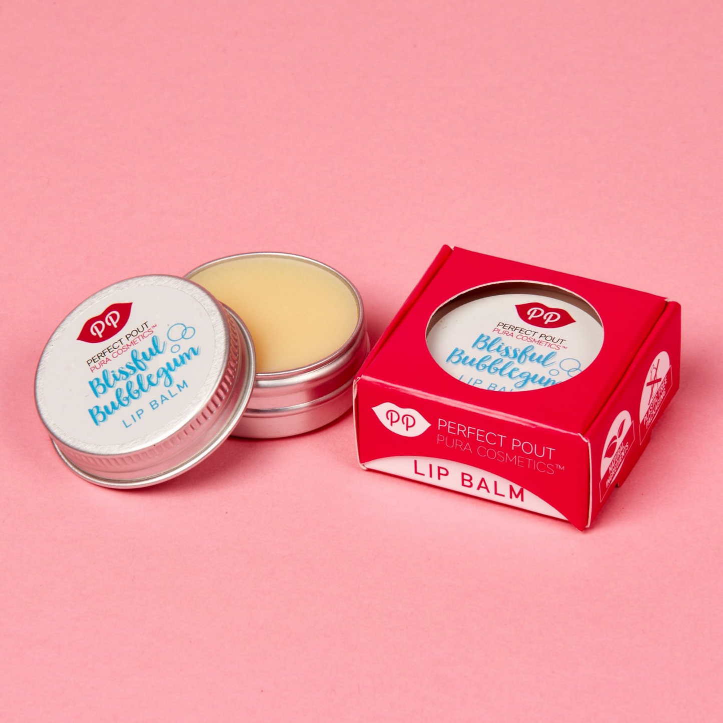 Pura Cosmetics - Lip Balm - Blissful Bubblegum