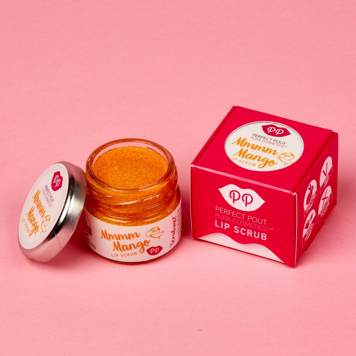 Pura Cosmetics - Lip Scrub - Mmmm Mango
