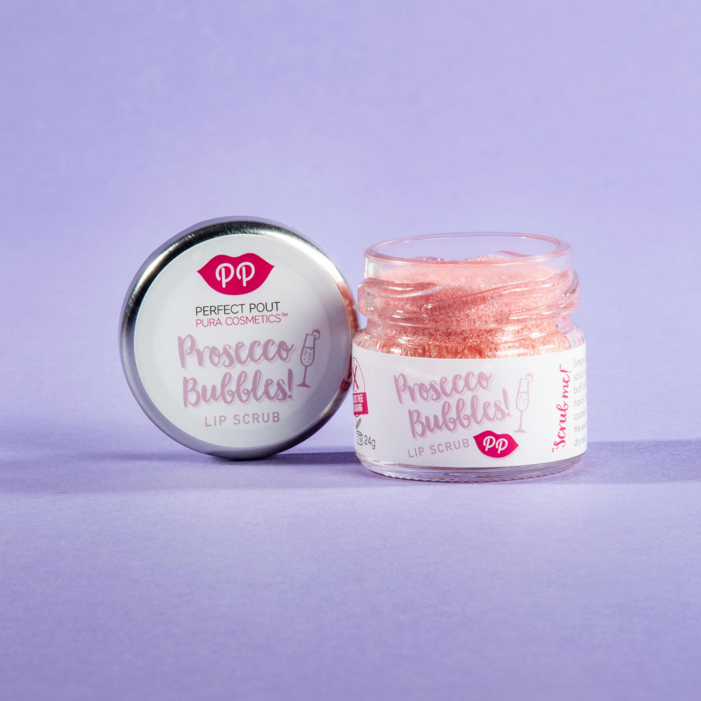 Pura Cosmetics - Lip Scrub - Prosecco Bubbles