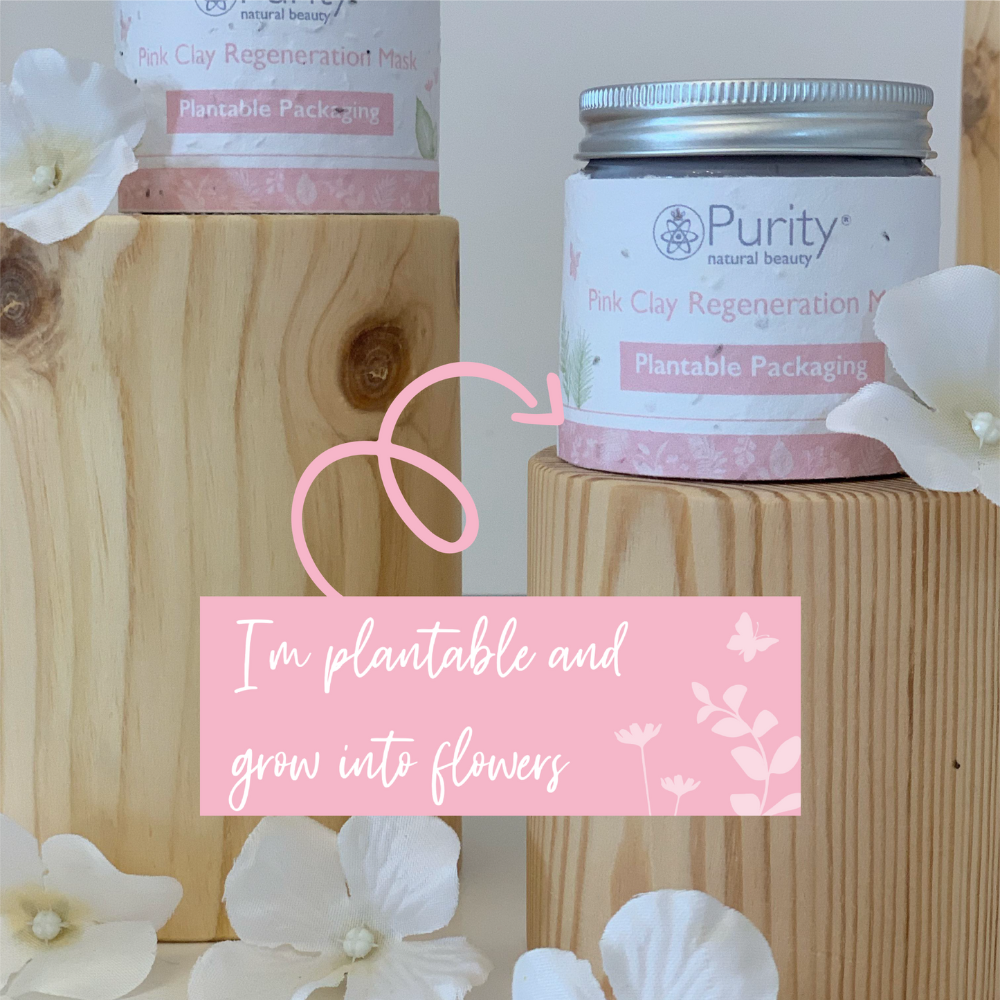 Purity Natural Beauty - Pink Clay Regeneration Mask 50ml