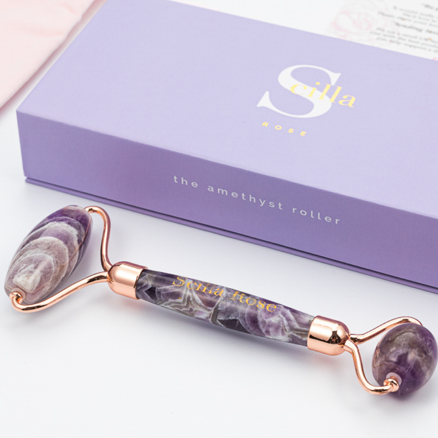 Scilla Rose - Amethyst Face Roller