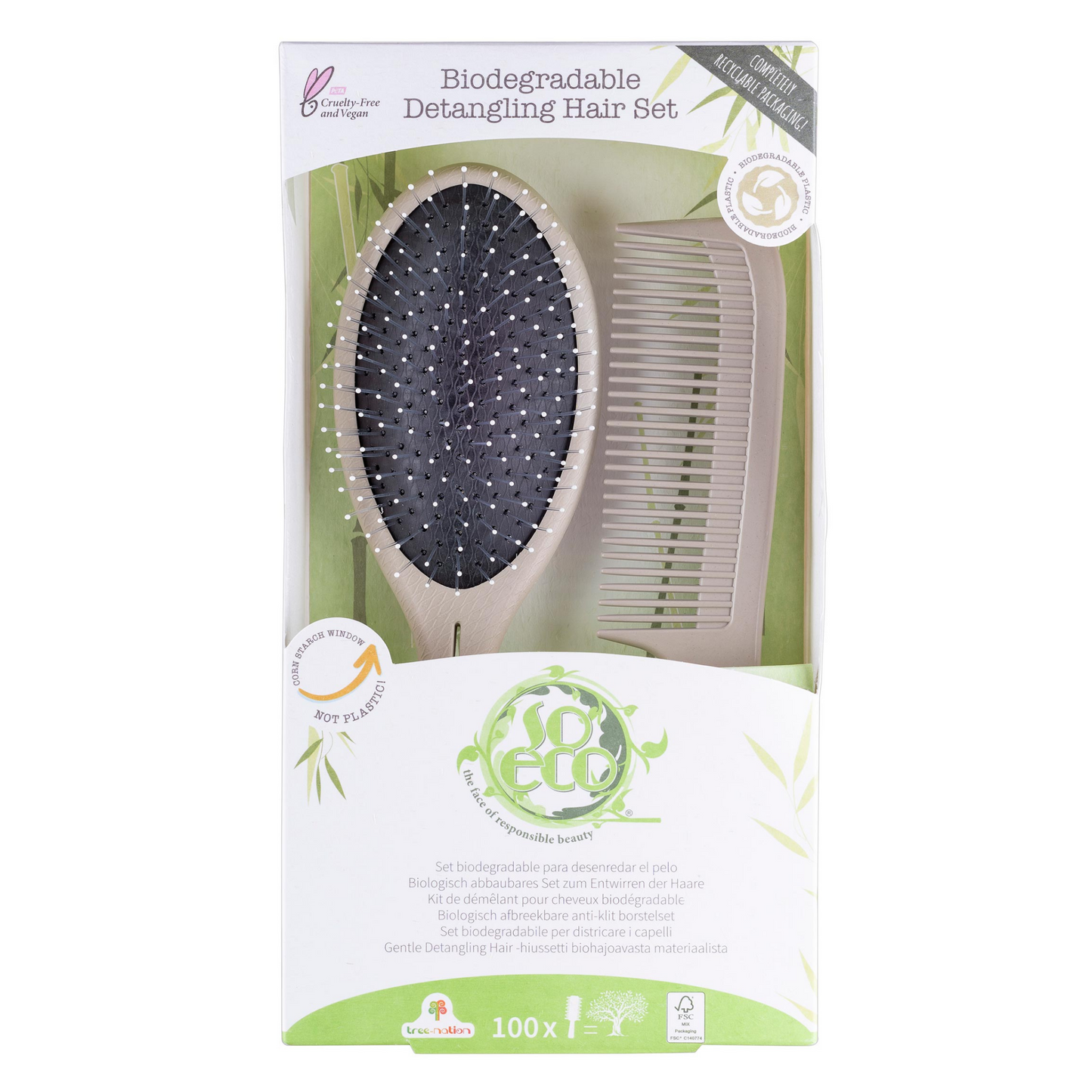 So Eco - Biodegradable Detangling Hair Set
