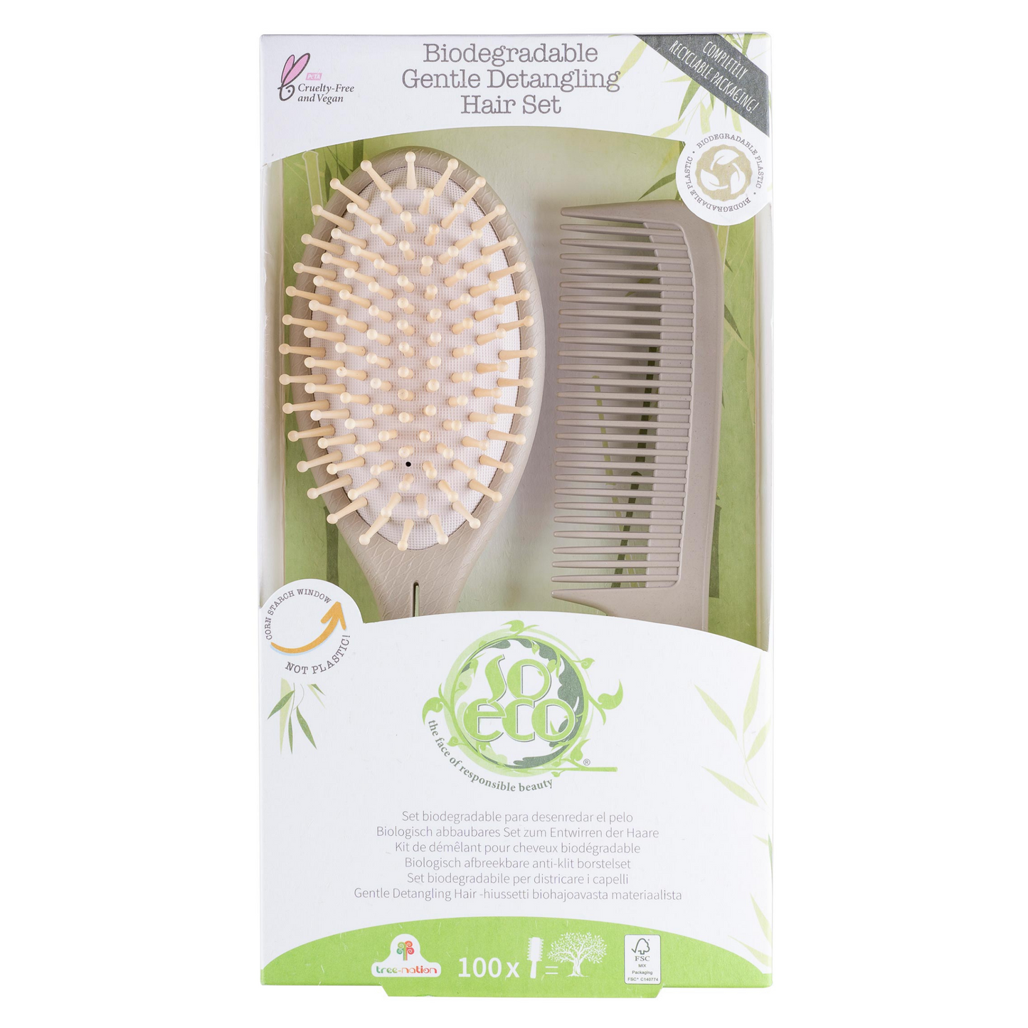 So Eco - Biodegradable Gentle Detangling Hair Set