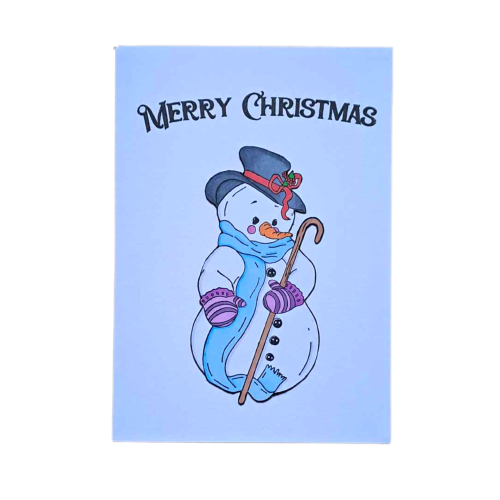 Snowman Christmas Card