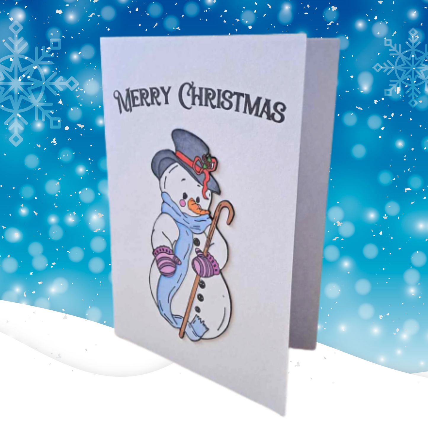 Snowman Christmas Card
