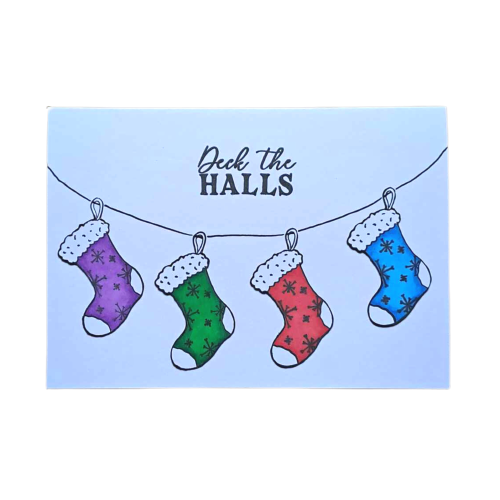 Stocking Christmas Card