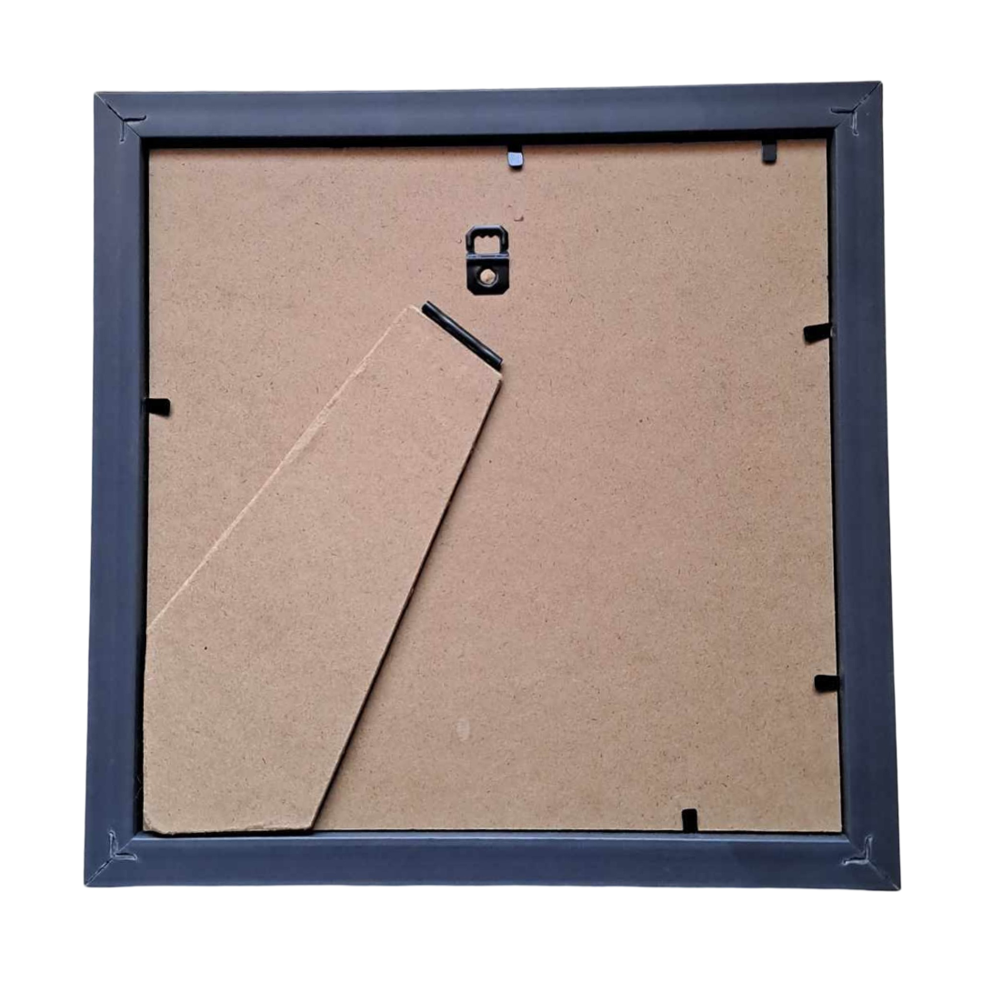 Circle Rose Monogram - Two Colour Flower Shadow Box