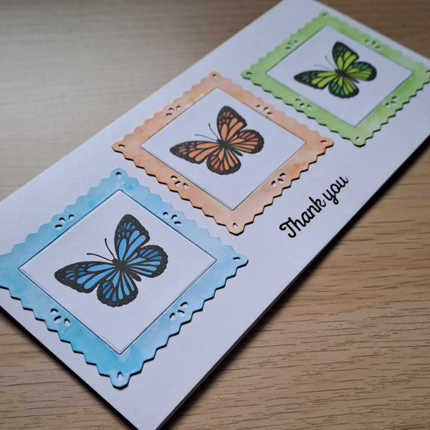 Framed Butterfly Thank You Card - Only 1 available