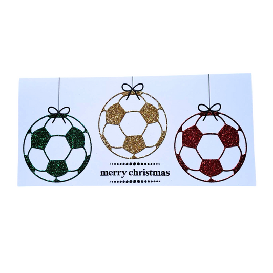 Football Baubles Card
