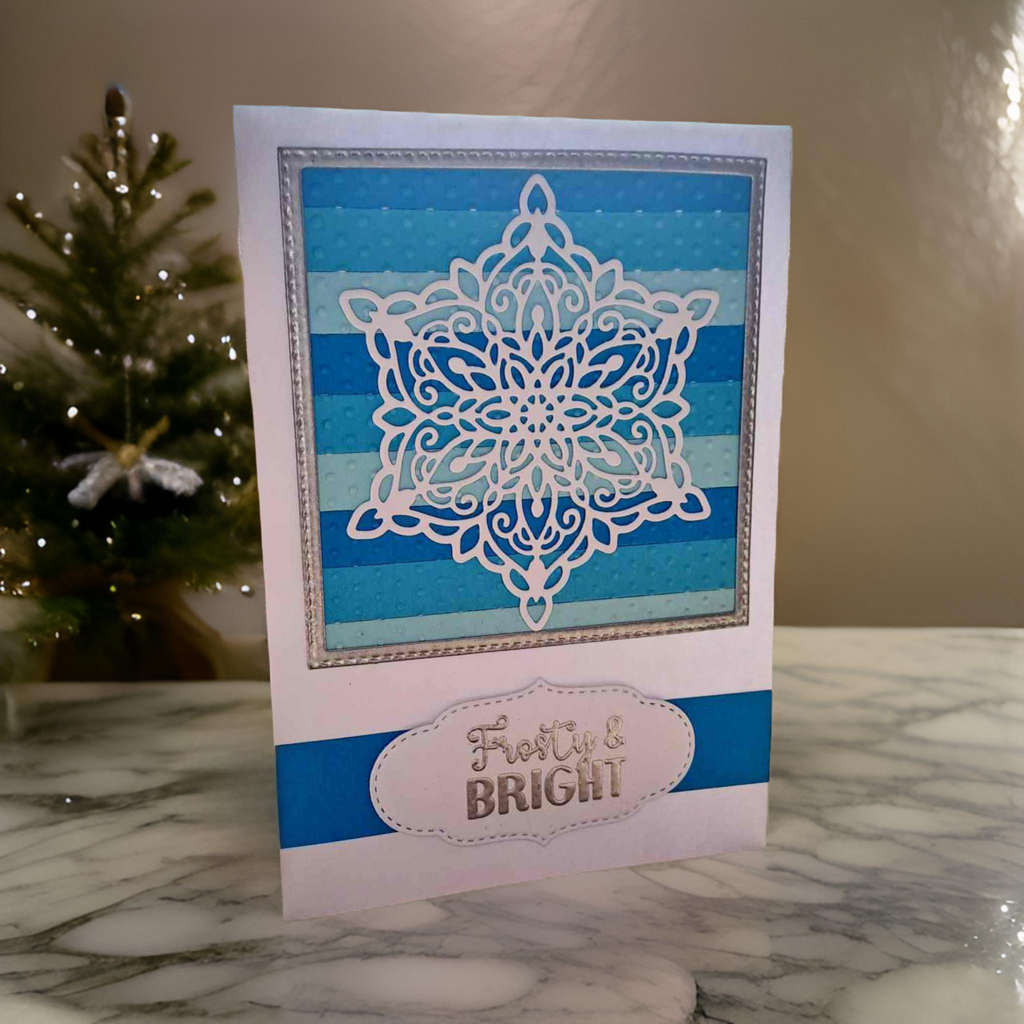 Frosty & Bright Snowflake Card