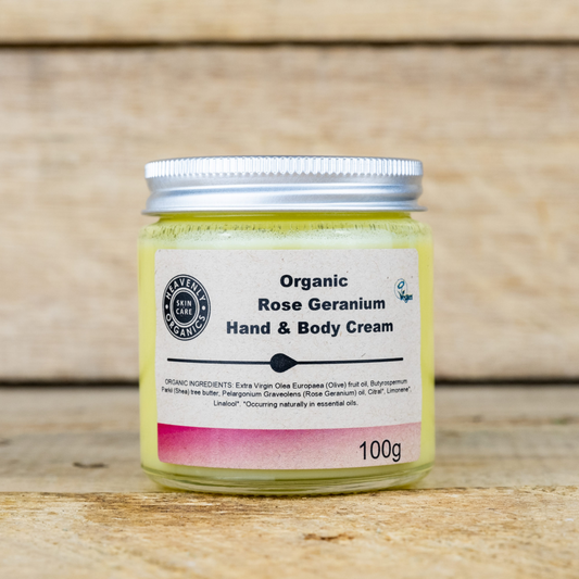 Heavenly Organics - Hand & Body Cream - Rose Geranium
