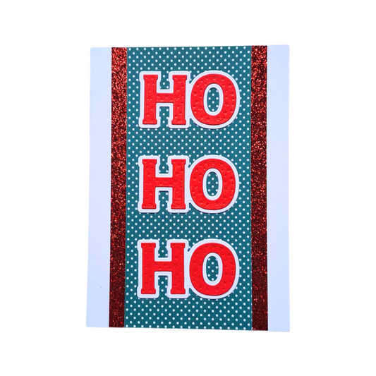 Ho Ho Ho Christmas Card