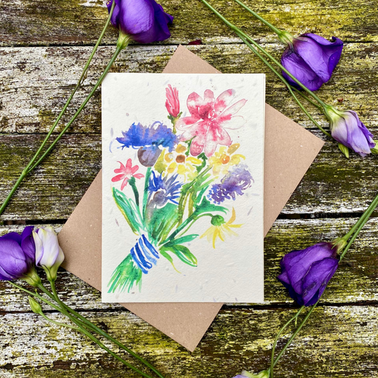 Loop Loop - Plantable Seed Card - Bunch of Flowers