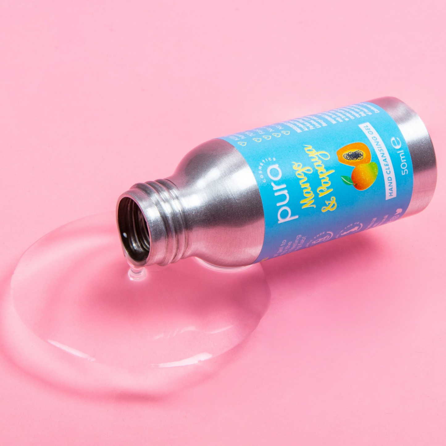 Pura Cosmetics - Hand Cleansing Gel - Mango & Papaya