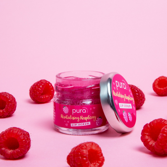 Pura Cosmetics - Lip Scrub - Revitalising Raspberry