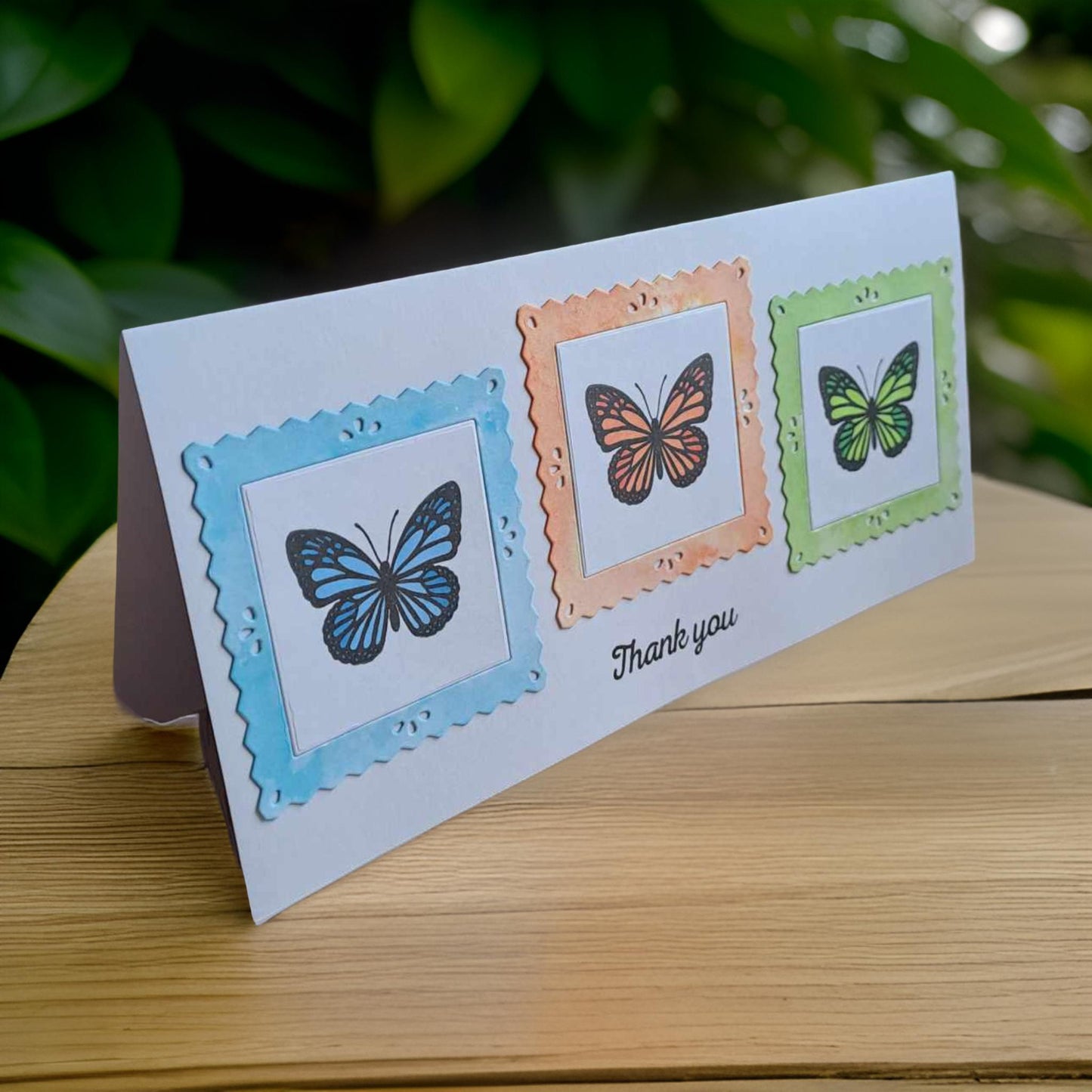 Framed Butterfly Thank You Card - Only 1 available
