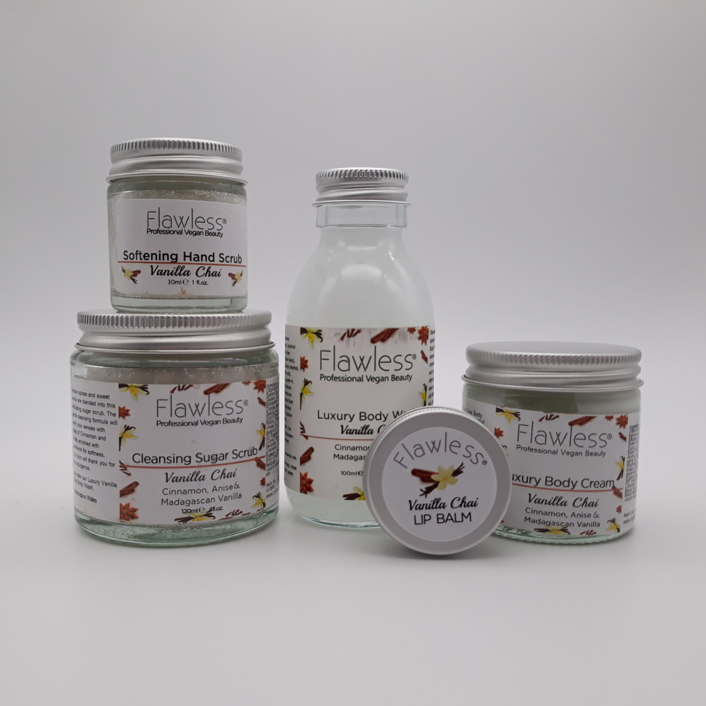 Flawless Professional Vegan Beauty - Vanilla Chai Beauty Gift Box